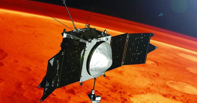 NASA MAVEN Mars orbit
